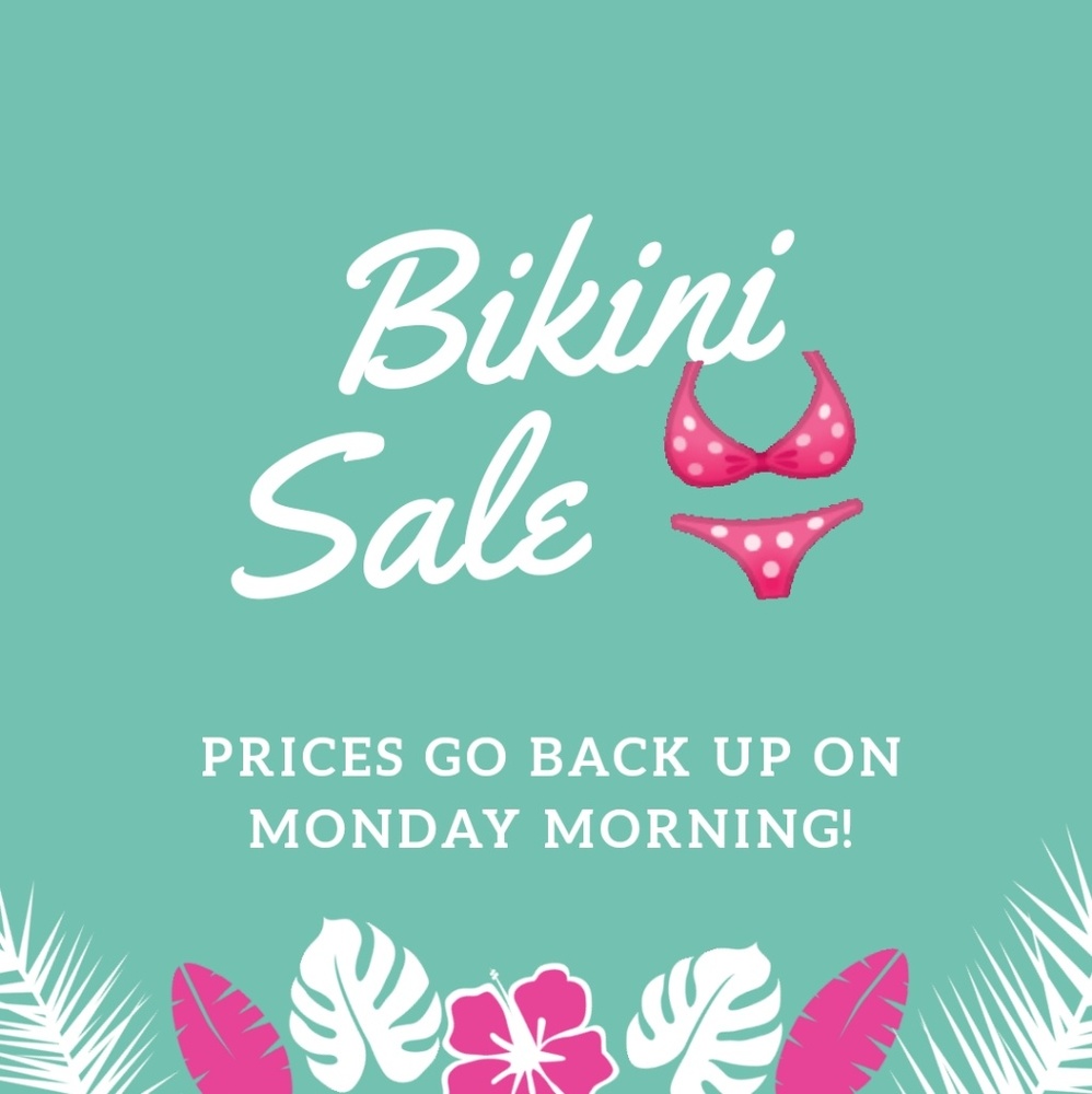 NWT Bikini Sale! Bundle! Roxy billabong rip curl L